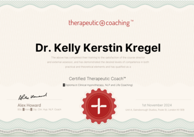 Therapeutic Coach Zertifikat