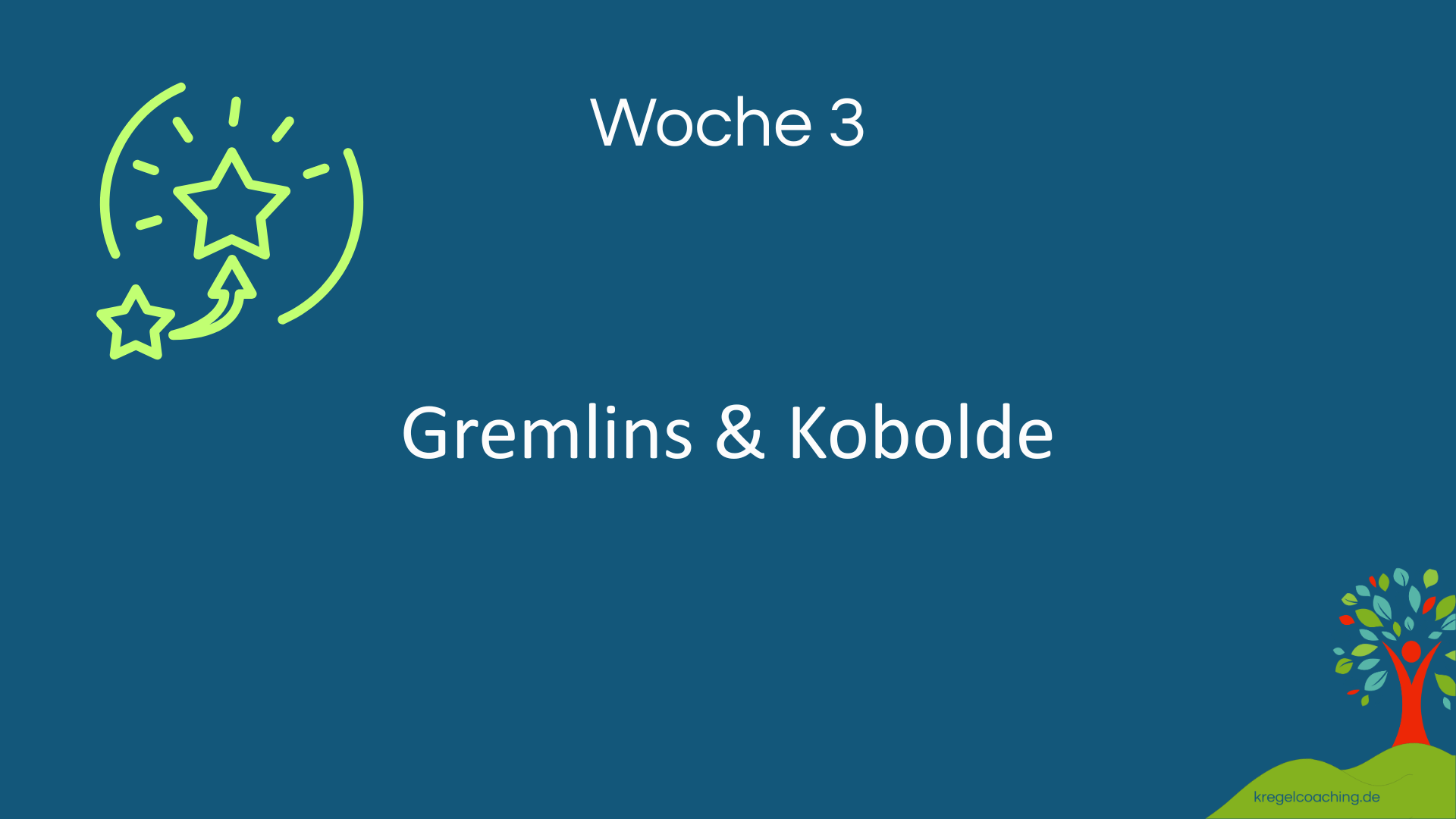 Modul Woche 3 – Gremlins und innere Kobolde im Coaching erkennen und benennen