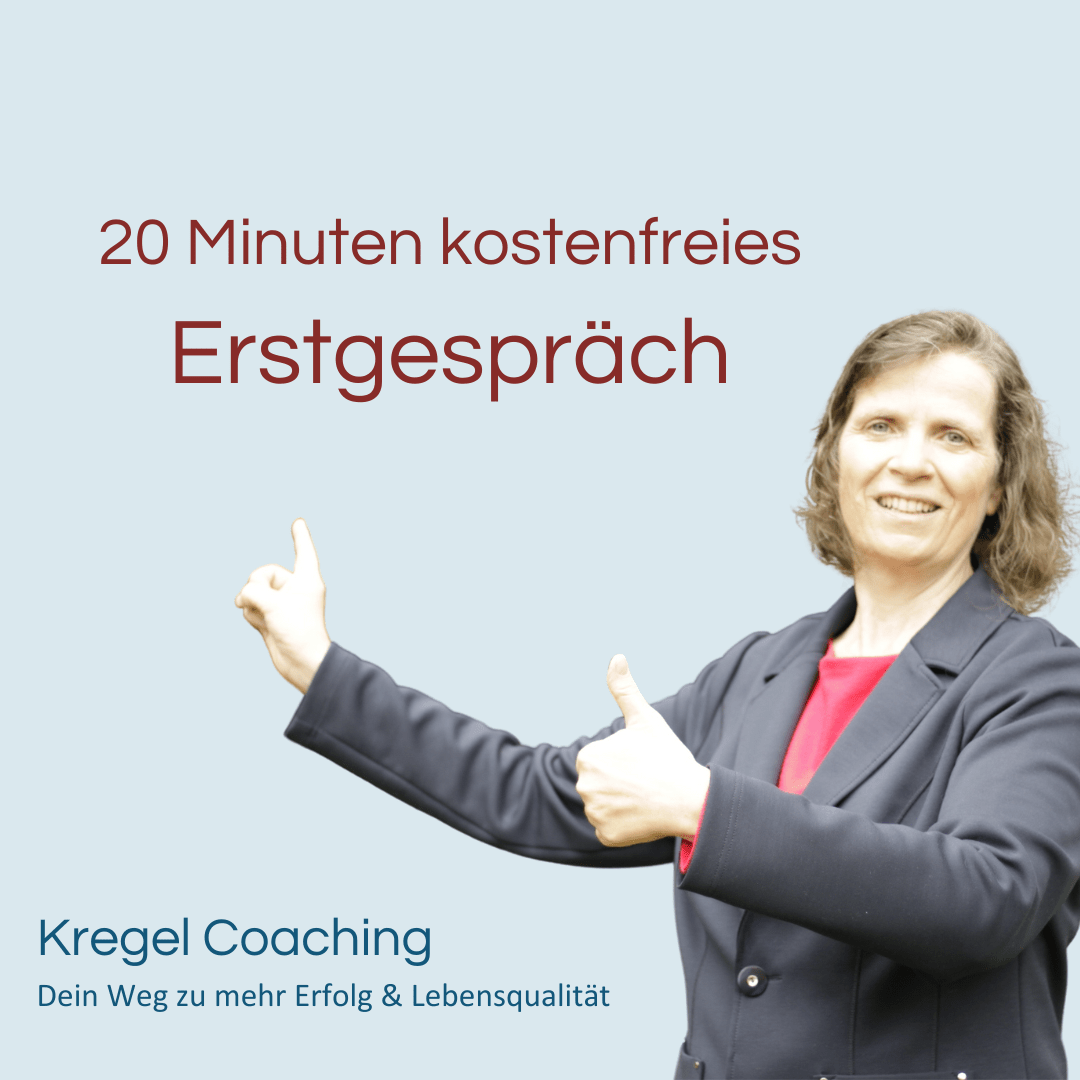 Kostenfreies Erstgespräch 5 Wochen Begleitprogramm Transformiere deinen Imposter: Starte deine Reise von Kregel Coaching